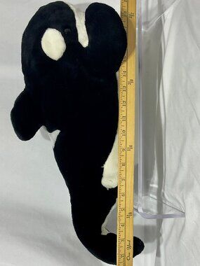 Seaworld Plush 20" Orca Killer Whale Vintage Stuffed Animal Shamu